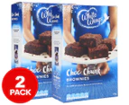 2 x White Wings Choc Chunk Brownies Baking Mix 475g
