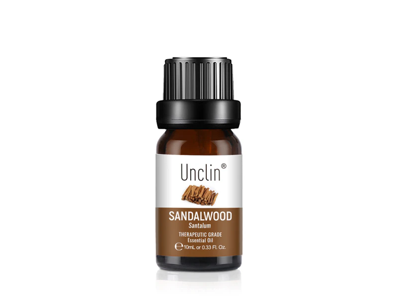 UNCLIN 10ml Essential Oil 100% Pure Natural Aromatherapy Diffuser Essential Oils Sandalwood