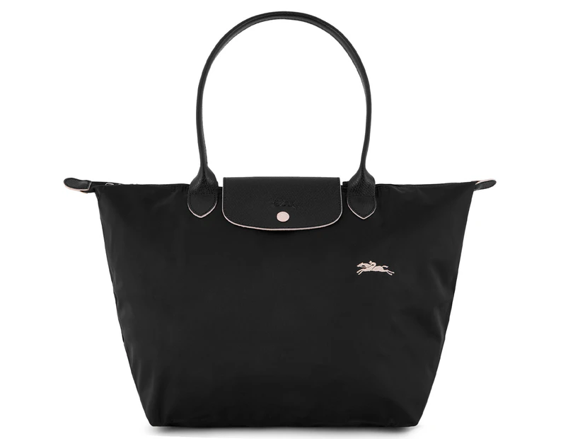 Longchamp Large Le Pliage Shoulder Bag Black Catch .nz