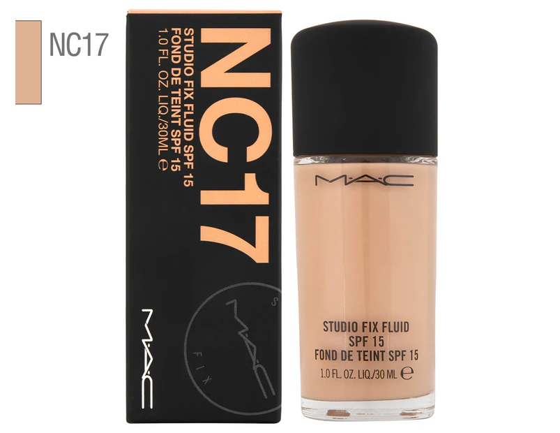 MAC Studio Fix Fluid SPF 15 Foundation 30mL - NC17