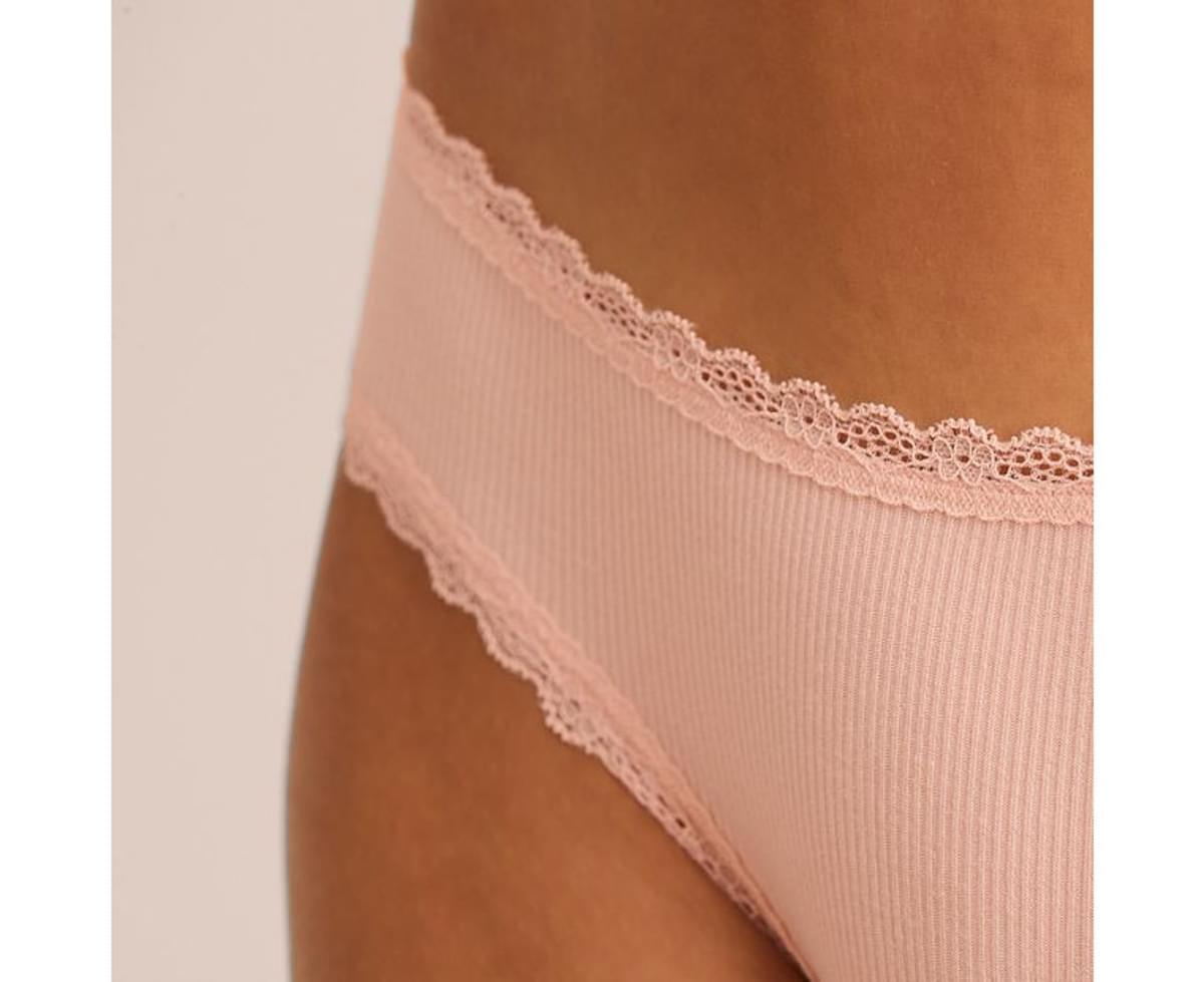 Gaspe Womens Lace Boy Short French Knickers Stretch Lace Lace Detail and Front Bow in 4 Colours 