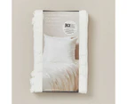 Target Carmen Textured European Pillowcase - White