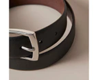 Target Reversible Leather Belt - Black