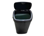 Salesbay Automatic Sensor Bin 68L Black Stainless Dust Steel Rubbish Bin