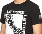 Le Tigre Men's Blackout Box Tee / T-Shirt / Tshirt - Black