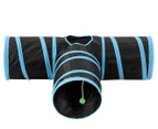 Paws & Claws Cat Tri-Tunnel & Toy Set - Multi