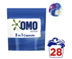 2 x 28pk OMO Active 3-in-1 Laundry Capsules