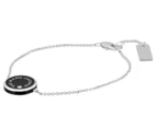 Marc Jacobs The Medallion Pendant & Bracelet Set - Black/Silver