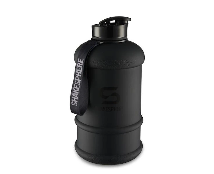 2.2L ShakeSphere Hydration Jug Matte Black/Black Logo