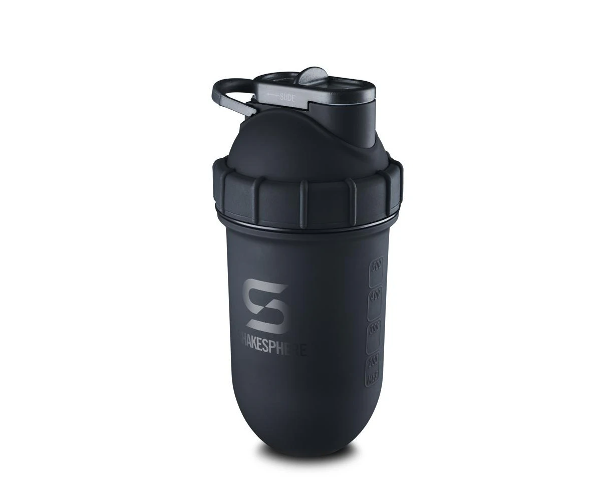 700mls ShakeSphere Tumbler Double Wall Steel Matte Black