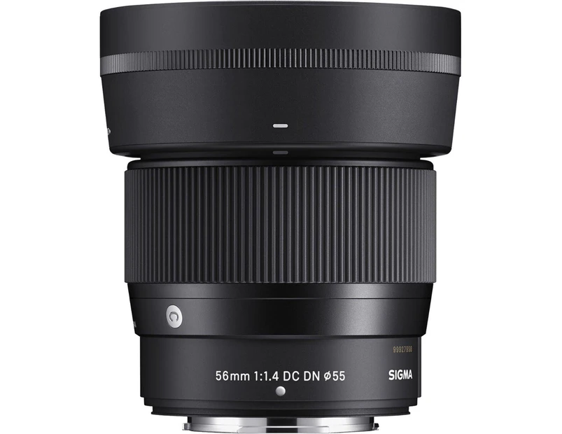 Sigma 56mm f/1.4 DC DN Contemporary Lens for Fujifilm X-Mount - Black