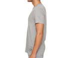 Calvin Klein Men's Short Sleeve Crew Neck Tee / T-Shirt / Tshirt - Wolf Grey Heather