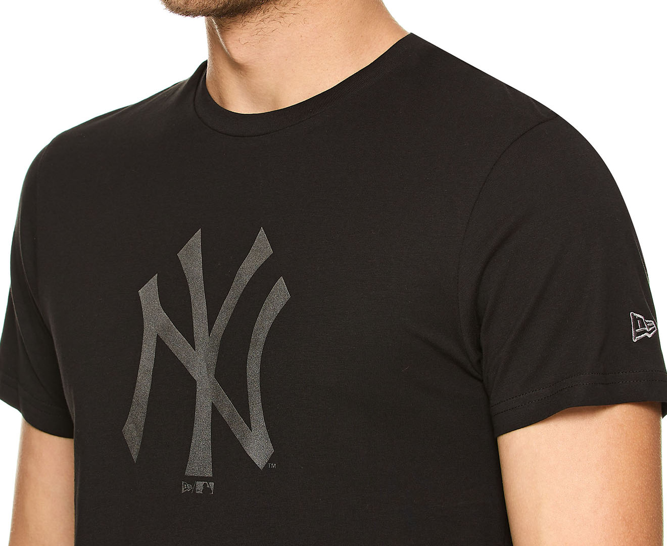 T-shirts New Era MLB TM Logo Print New York Yankees Black