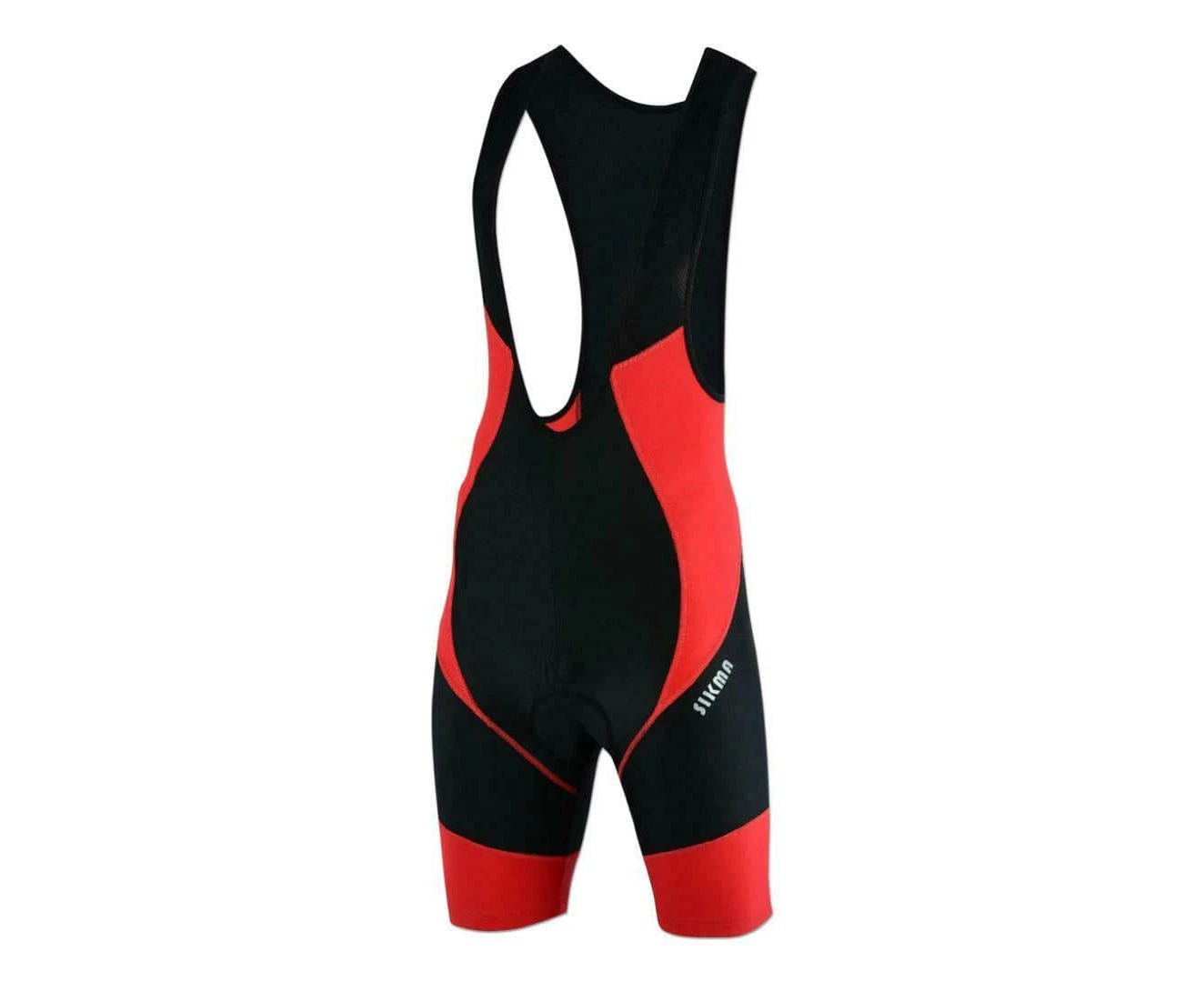 Sikma Men's Cycling Bib Shorts - Red