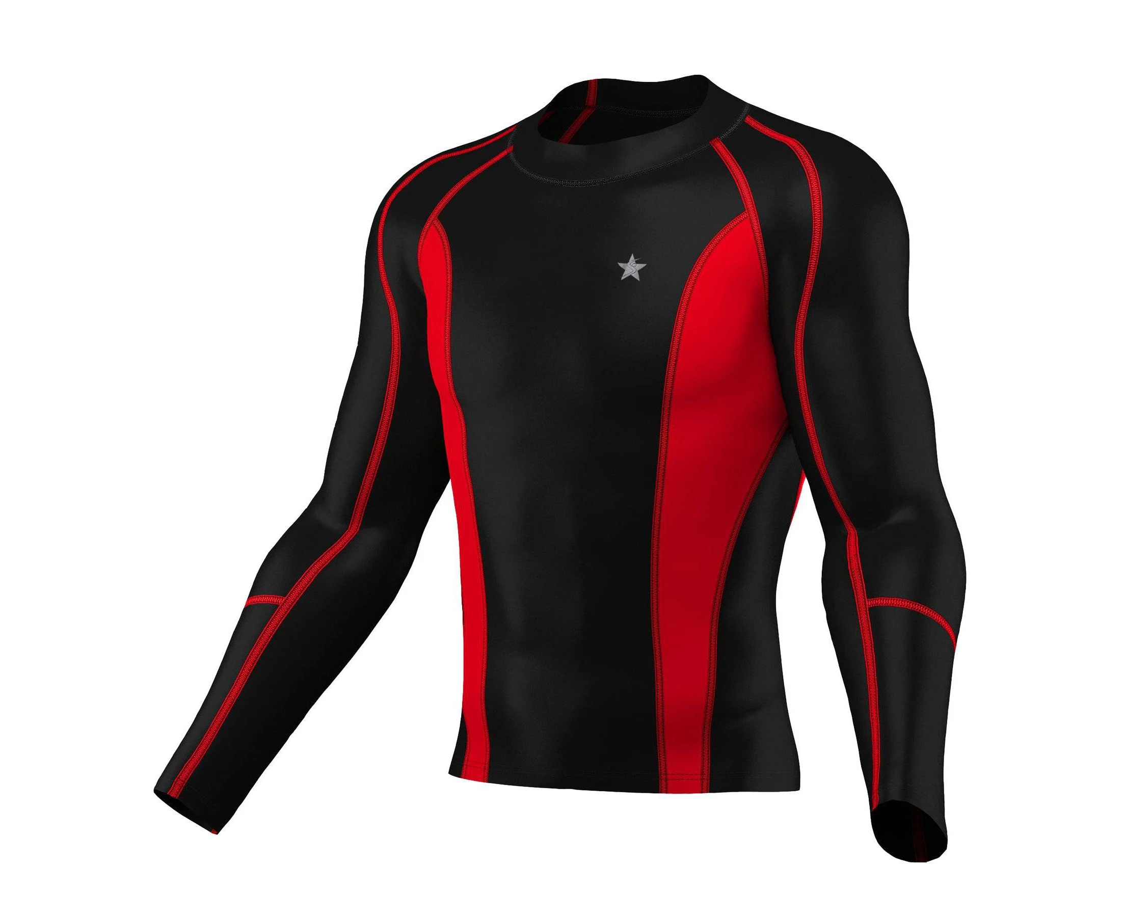 Spruce Base Layer Compression Shirt - Red