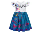 Kids Girls Disney Encanto Dress  4-9 Year Old