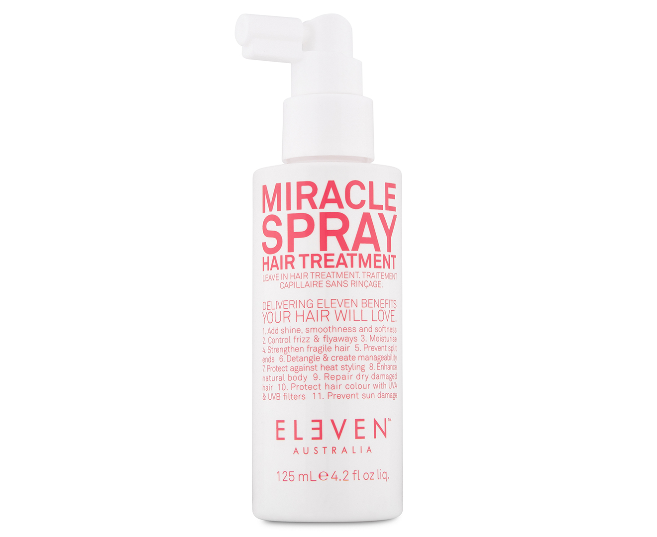 ELEVEN Australia Miracle Spray Hair Treatment 125mL .au