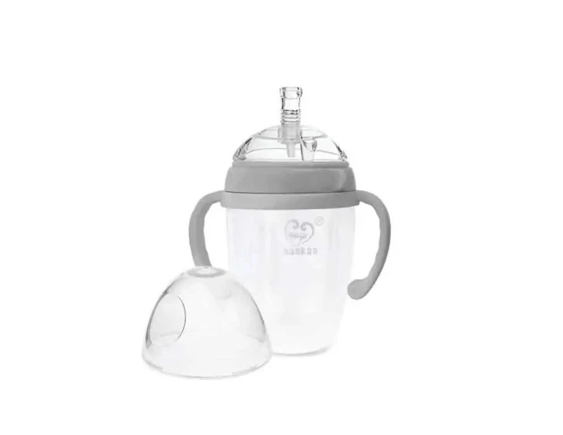 Generation 3 Silicone Sippy Spout Bottle (Grey) - 250mL