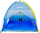 Play Tent Space World Dome Tent for Kids Indoor / Outdoor Fun - 48 x 48 x 40 inch - Blue