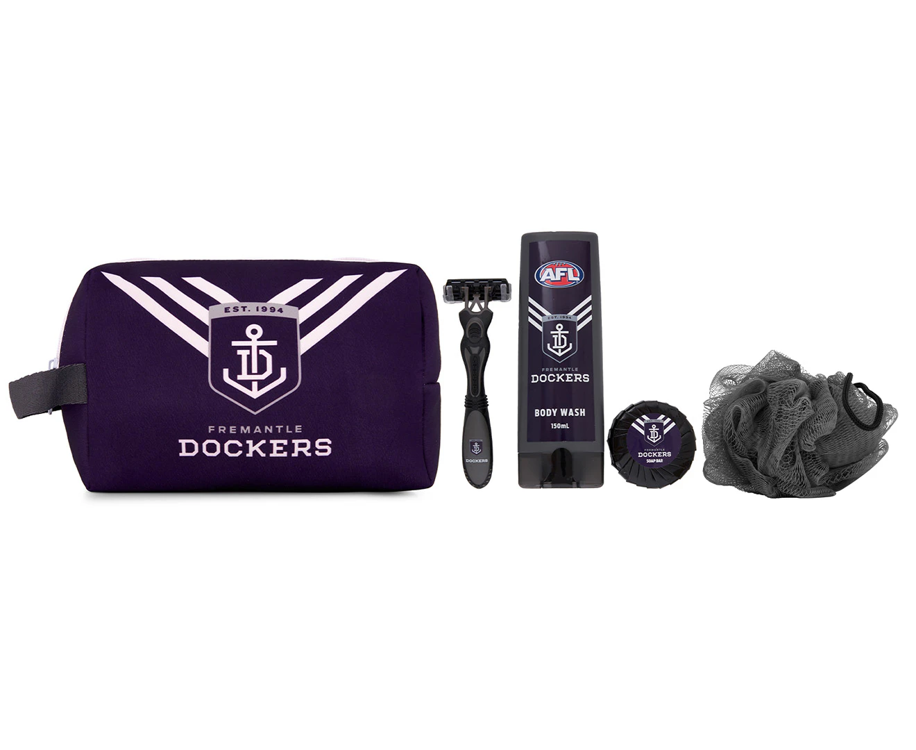 AFL 5-Piece Fremantle Wet Pack Gift Set