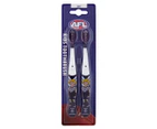 AFL Kids' Mascot Fremantle Toothbrush 2pk - Soft