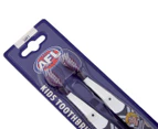 AFL Kids' Mascot Fremantle Toothbrush 2pk - Soft