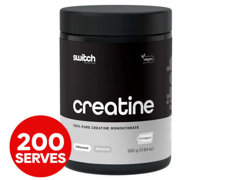 Switch Nutrition Creatine Monohydrate 500g / 200 serves
