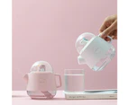 USB Cartoon Teapot Humidifiers With 7 Color Night Light Air Humidifier Home Humidify Mist Maker For Car Home Bedroom Travel Office Diffuser Pink