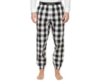 Calvin Klein Men's Buffalo Checkered Sleep Pants - Black/White