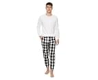 Calvin Klein Men's Buffalo Checkered Sleep Pants - Black/White 6