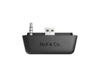 Skull & Co. AudioBox: Bluetooth 5.0 Audio Adapter for Xbox (XB1/XSX/XSS/Elite) Controllers - Black