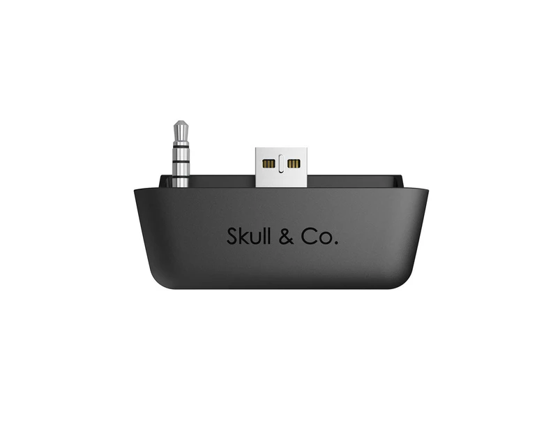 Skull & Co. AudioBox: Bluetooth 5.0 Audio Adapter for Xbox (XB1/XSX/XSS/Elite) Controllers - Black