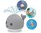 Battery Operated Floating and Dynamic Induction Water Jet Bath Toy - White