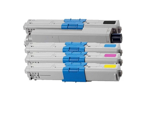 4 Pack Generic OKI C332DN / MC363DN Toner Combo (46508720-46508717) [1BK,1C,1M,1Y]