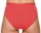 Bendon Women's Body Cotton Bikini Brief Twin Pack - Baked Apple Spot/Baked Apple