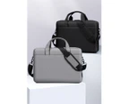 light-grey-Laptop Computer Bag Single Shoulder Waterproof Large Capacity Laptop Briefcase For Outdoor Work Office 208