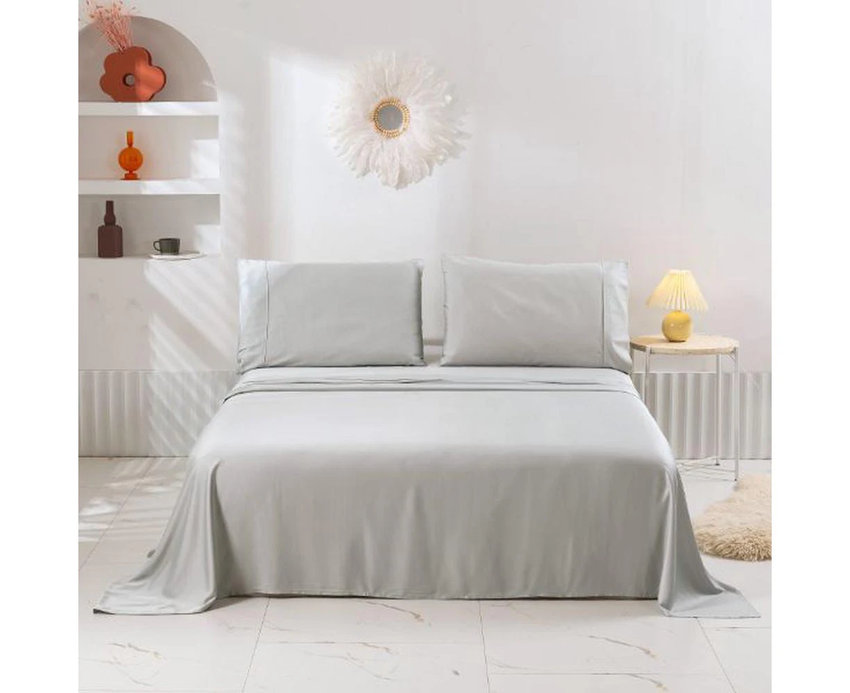 Bamboo Sheet Set (Dove Grey) - King