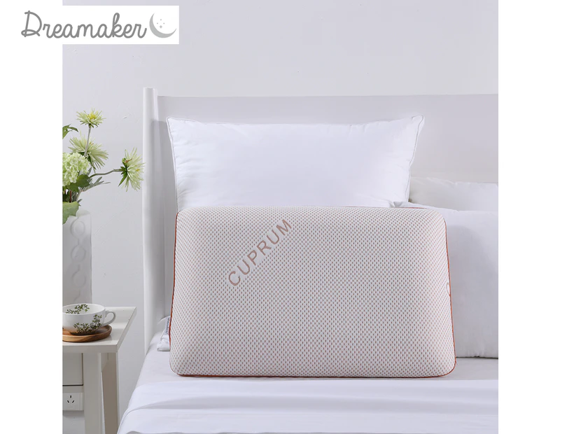 Dreamaker Copper Cooling Gel Top Memory Foam Standard Pillow