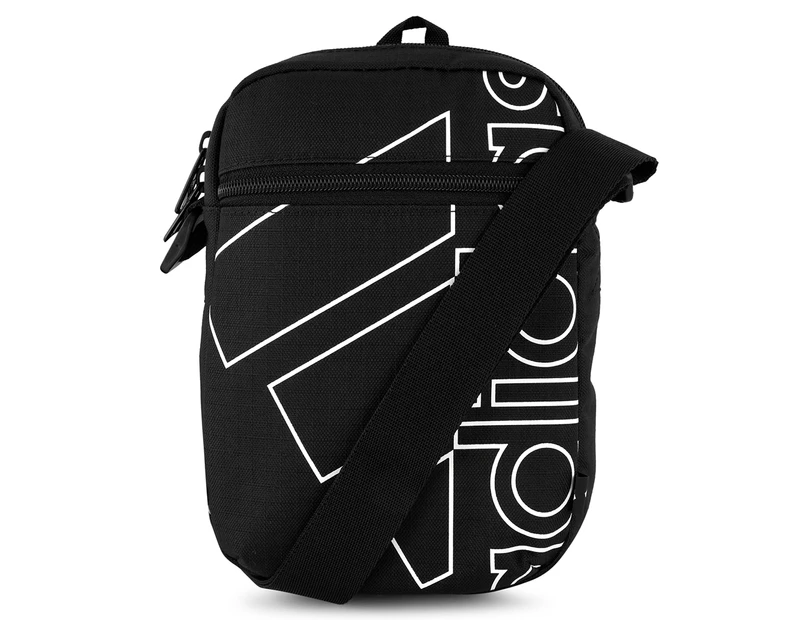 Adidas Badge Of Sport Organiser Shoulder Bag - Black/White