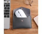 silver15-inch-PU Leather Sleeve Bag Laptop Protective Case for Macbook Air Pro for Macbook Pro 13