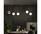5-Lights Pendant Light Industrial Chandelier Ceiling Lamp Glass G9 Kitchen Room