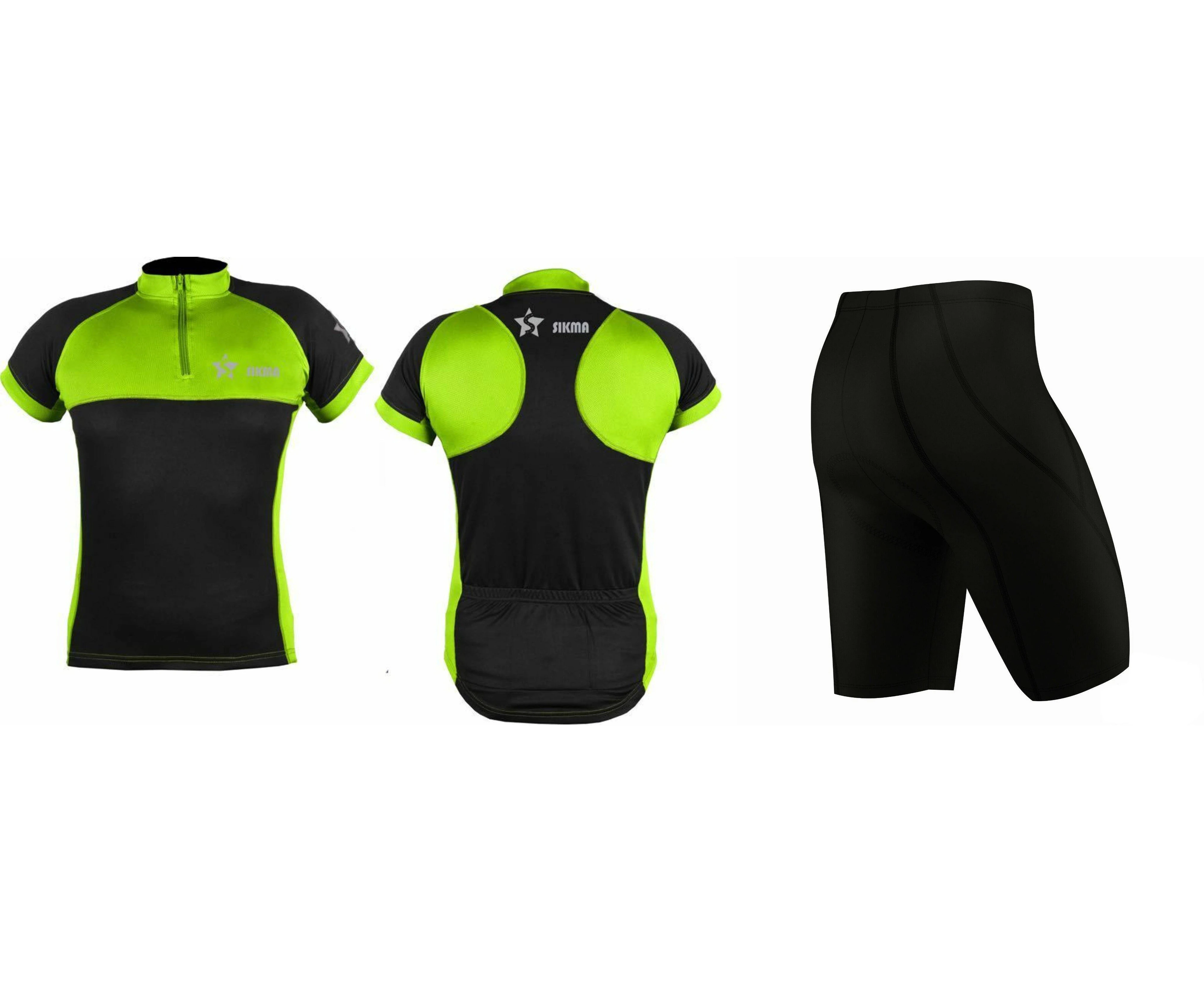 Sikma Cycling Jersey/Short Set - Yellow