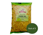 Ma Ka Kitchen Chana Daal (Split Chick Peas)-1 kg (1 x Pack of 3)