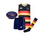 Adelaide Crows AFL Footy Junior Youths Kids Auskick Playing Pack with Football
