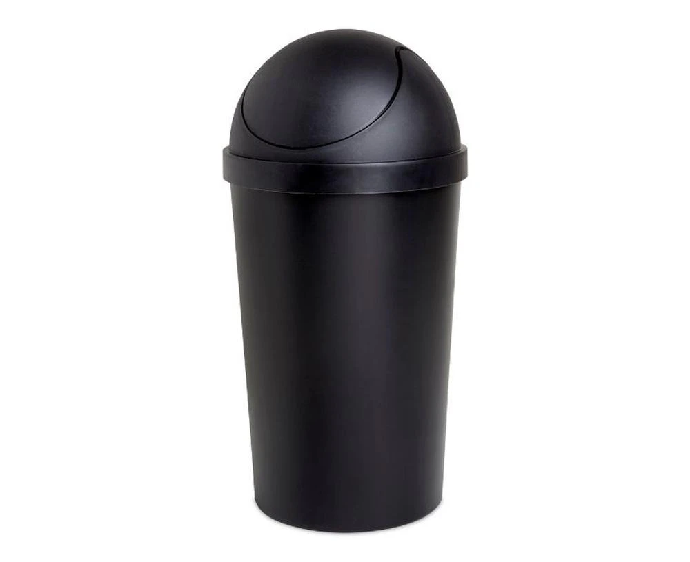 Swing Top Tidy Round (Black)