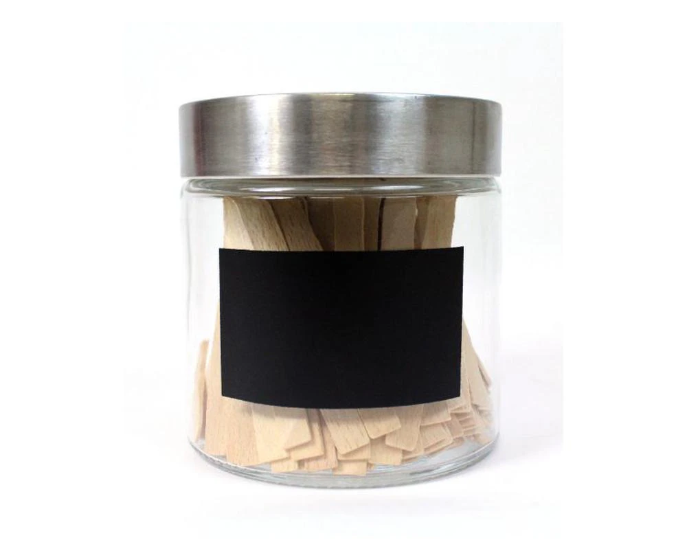 Canister With Blackboard Label - Small