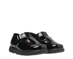Kickers Kids Unisex Fragma T Bar Baby Infants Moc Toe Shoes Comfort Lightweight - Black