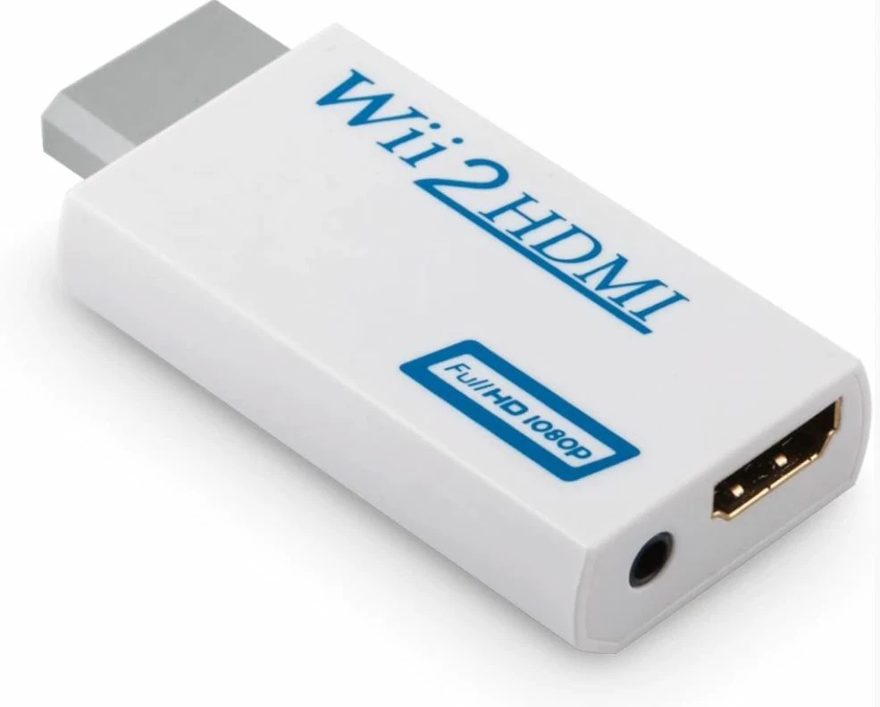 Wii HDMI Adapter 1080p Wii to HDMI Converter 3.5mm Adapter Audio HD Video Output