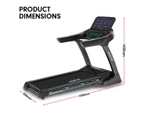 Powertrain V1100 Treadmill with Wifi Touch Screen & Incline