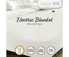 Laura Hill Fleece 9 Level Heated Settings Electric Blanket - King